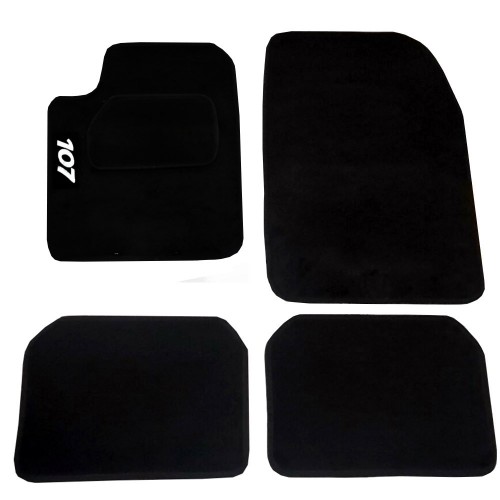 Tappetini Auto In Moquette Con Strappo Compatibili Per 107